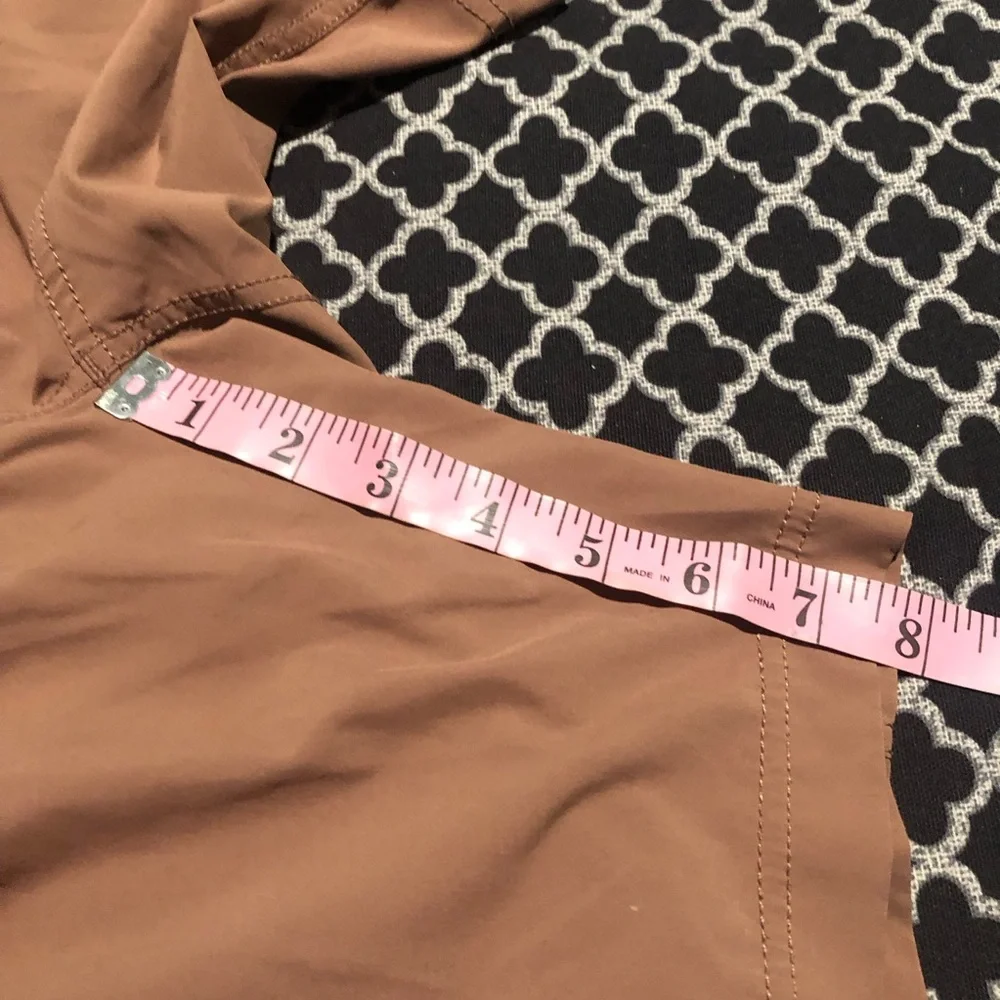 Vuori Kore Shorts Men XL Brown Red Lined V302 Athletic Stretch Gym Quick Dry HH6